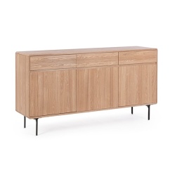 Credenza 3 ante 3 cassetti in legno Widald Bizzotto